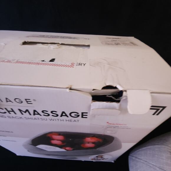 Sharper Image Realtouch Massage Wireless Neck and Back Shiatsu with Heat - Picture 6 of 13
